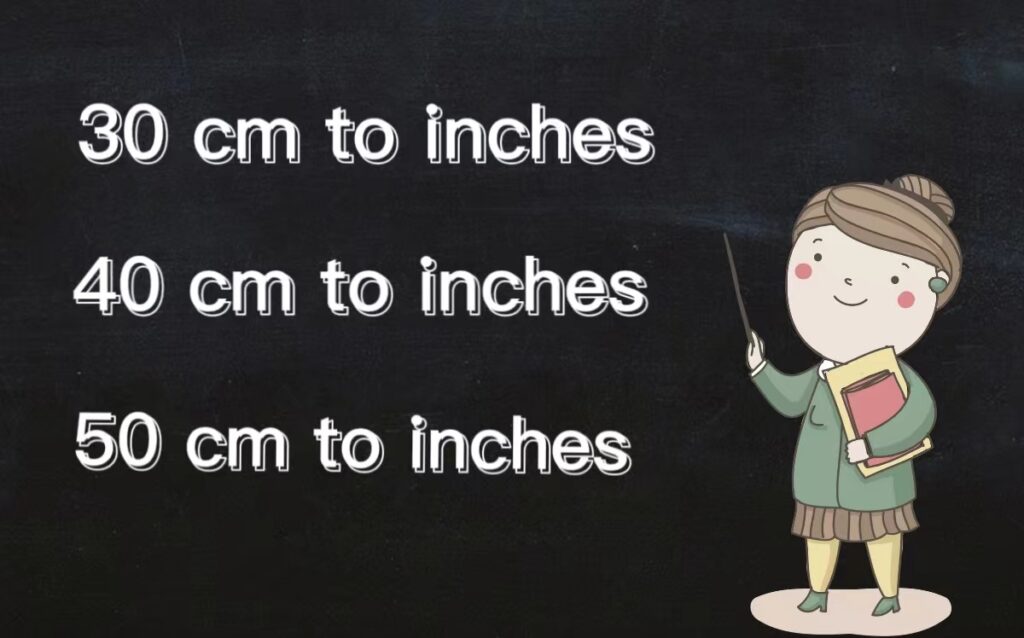 convert cm to inches